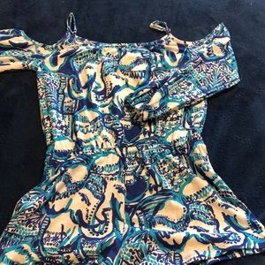 Lilly Pulitzer Candice Romper Sz L